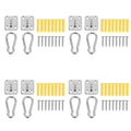 8-Set U-Shaped Ceiling & Wall Mount Hooks – Hammock Hook Kit