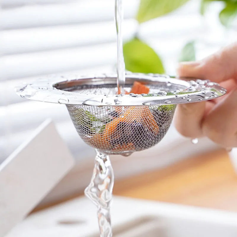 Stainless Steel Fine Mesh Sink Strainer & Drain Filter