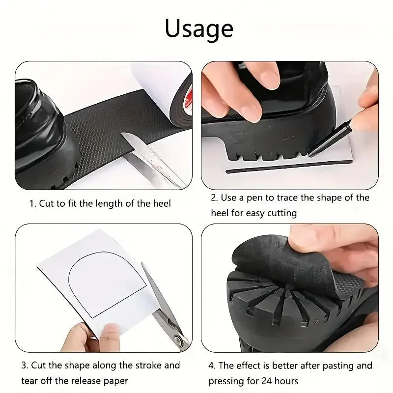 EVA Self-Adhesive Shoe Sole Tape – Anti-Slip & Noise Reducing