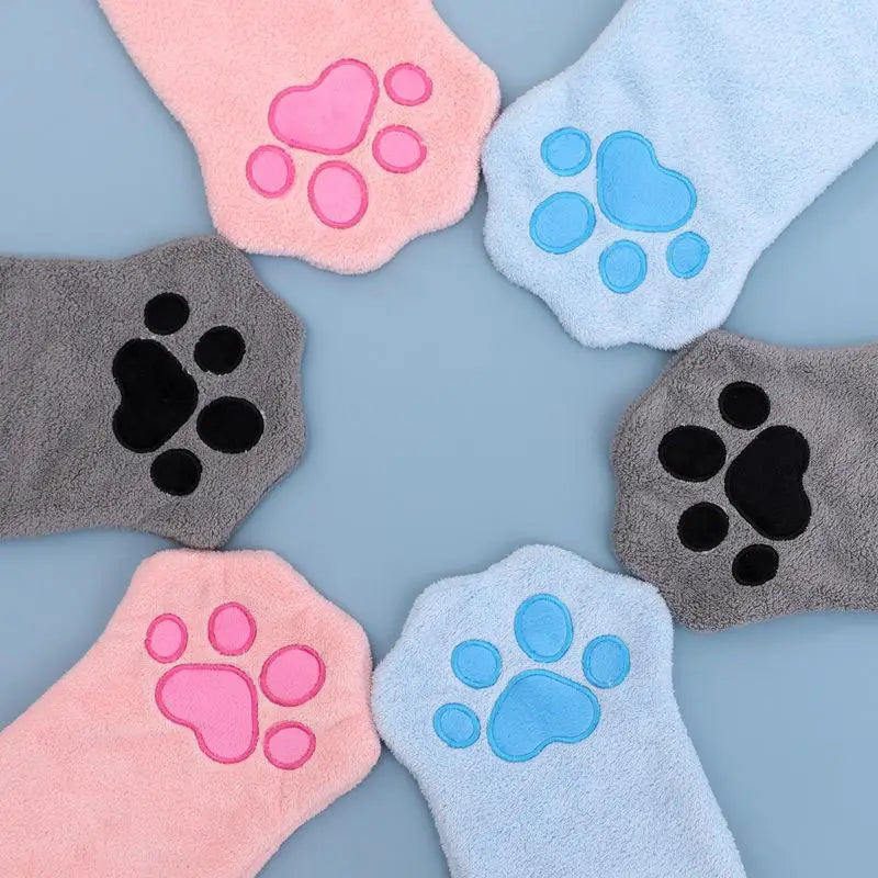 Absorbent Pet Bath Glove Towel – Quick-Dry Microfiber Mitt