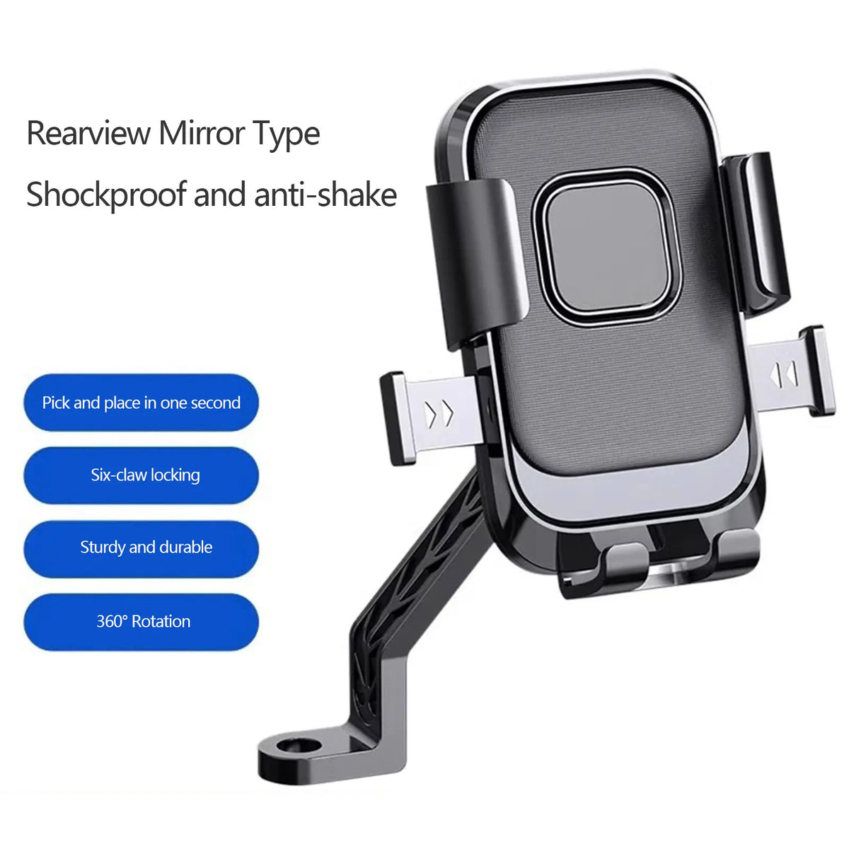 VIBE Shockproof Bike & Scooter Phone Mount | GPS Stand