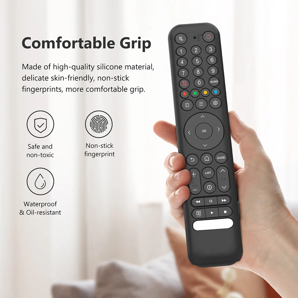 Silicone Remote Cover for TCL RC716 RC833 GUB1 – Glow Anti-Slip