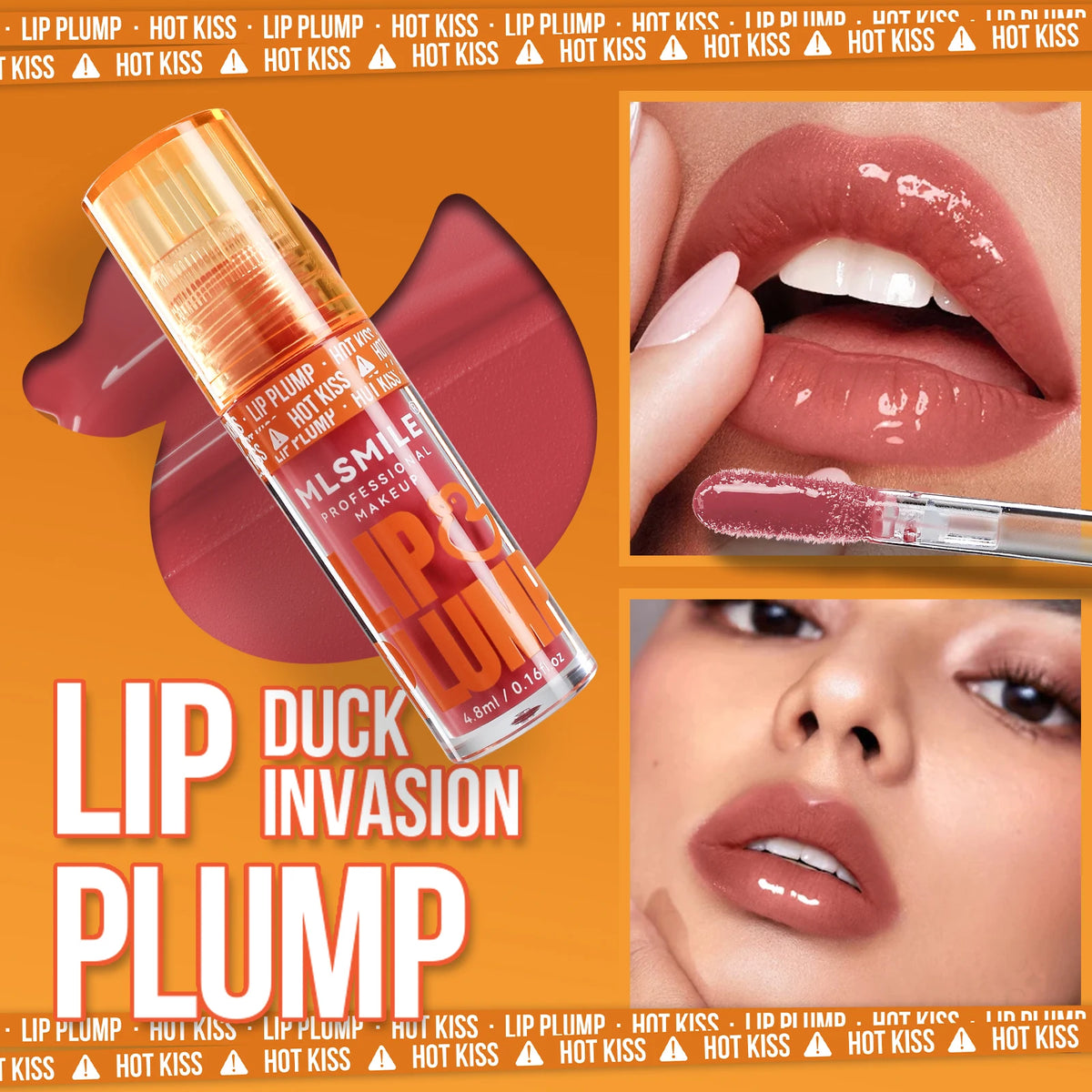 MYHO Duck Lip Plumping Oil Gloss – Moisturizing Pearl Glaze