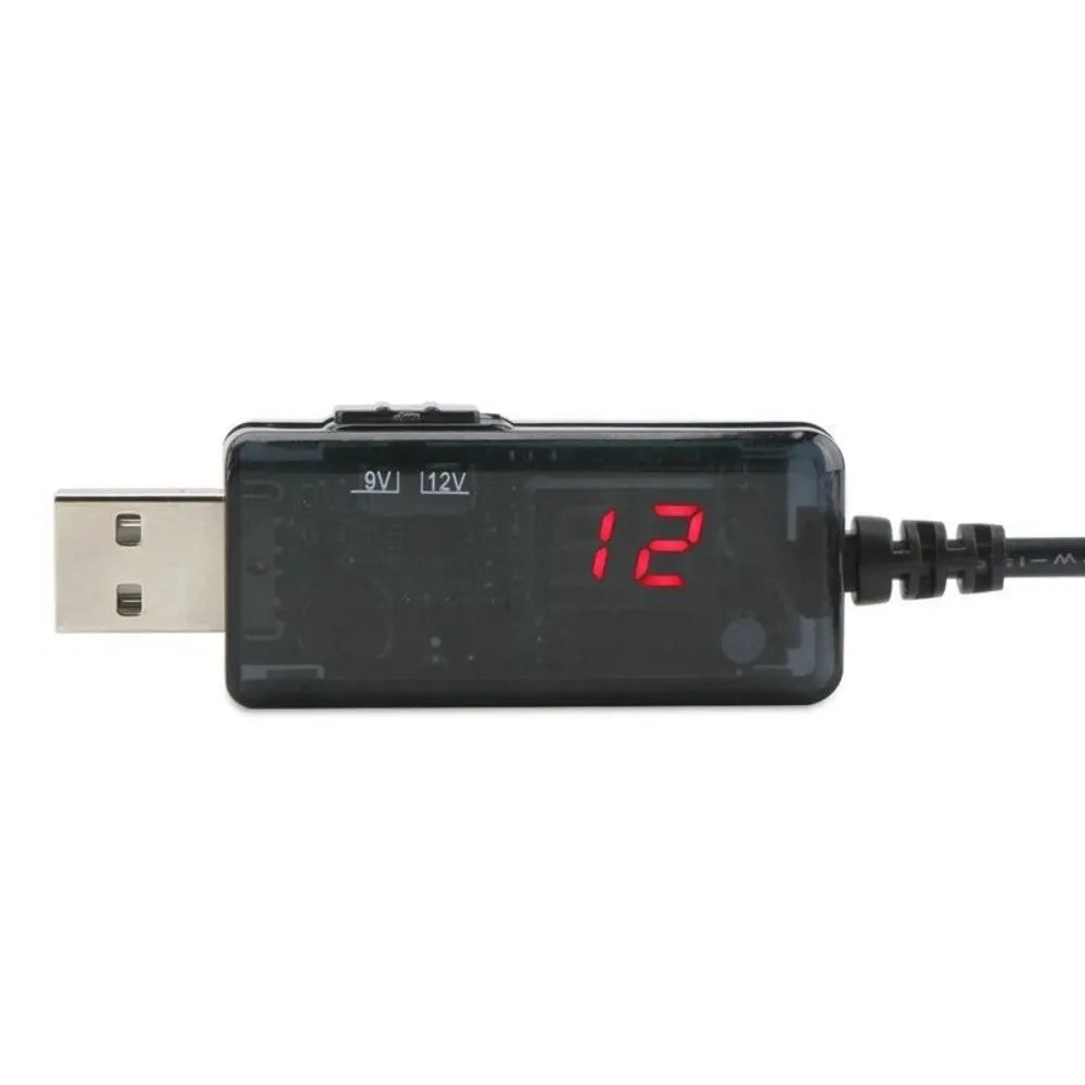 USB to DC Boost Converter 5V to 9V/12V Step-Up Power Adapter