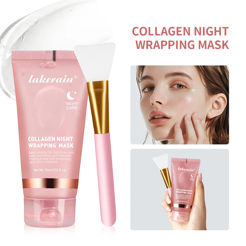 4-Piece Collagen Peel-Off Overnight Facial Mask – Firming