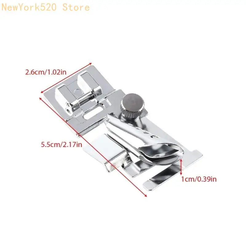 Adjustable Bias Tape Binder Presser Foot for Sewing Machines