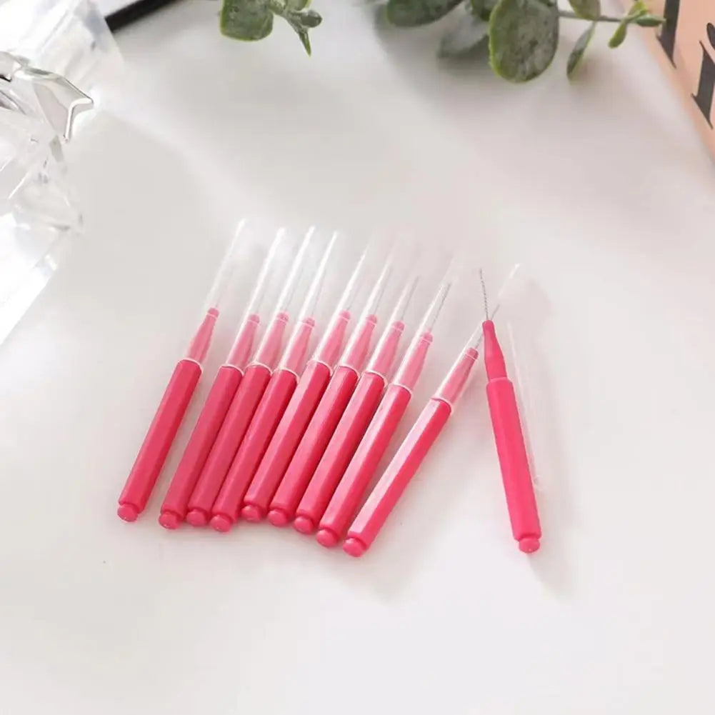 10-Pack Disposable Mascara Wands & Eyebrow Brushes | Lash Comb