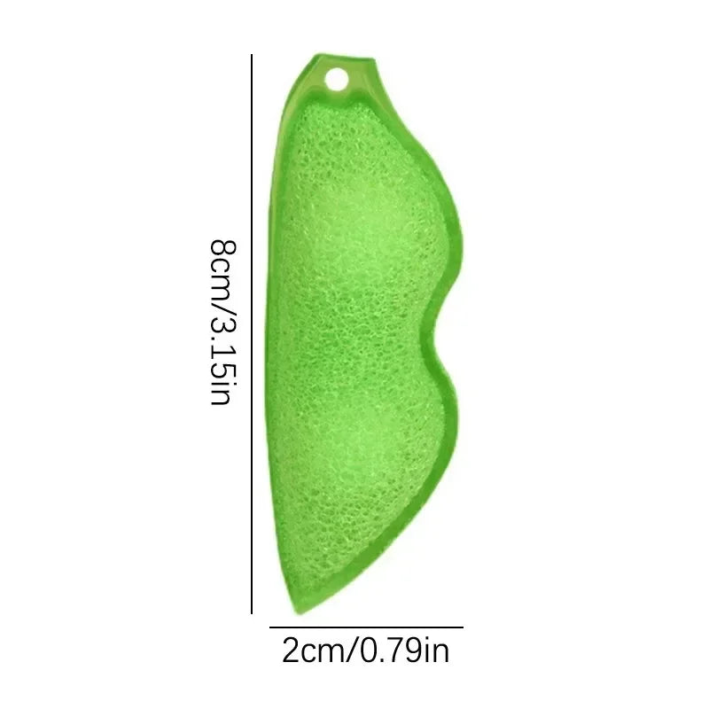 2-Pack Reusable Soybean Sponge Brush – Bottle & Cup Cleaner