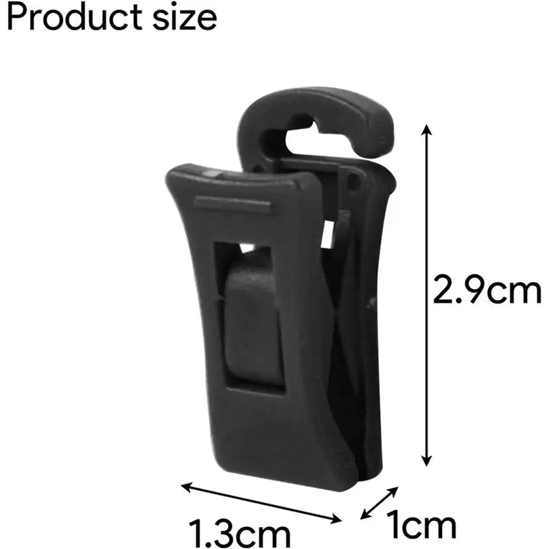 300-Pack Sock Clips with Hooks for Washer & Dryer