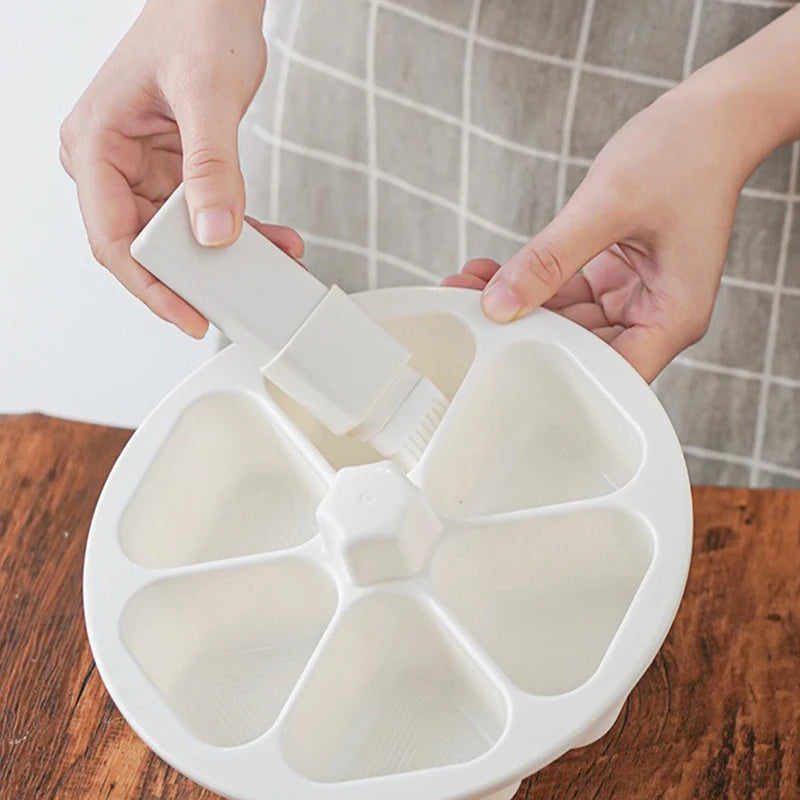 6-in-1 Triangle Sushi Rice Ball Mold DIY Bento Maker Set