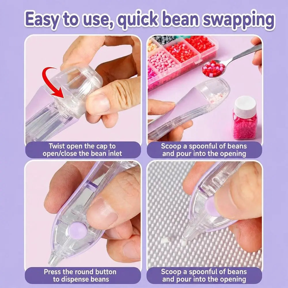 Automatic Fuse Bead Pen Press-Type DIY Tool for 2.6mm Beads