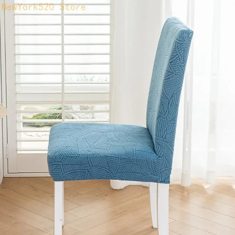 Elastic Spill-Resistant Dining Chair Cover Polyester Slipcover