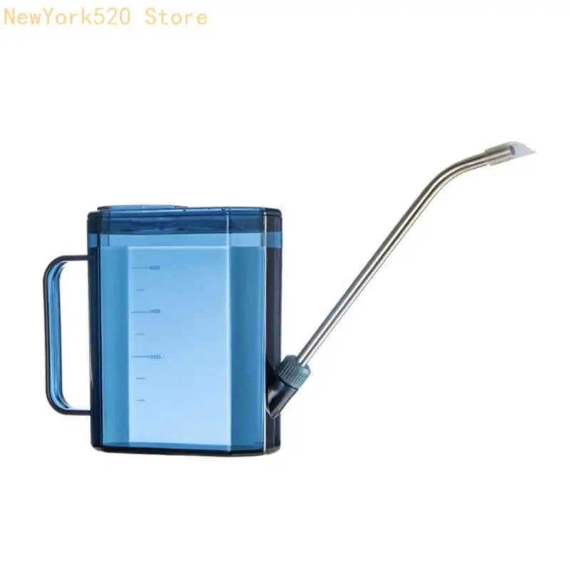 Clear Long Spout Watering Can with Visible Scale for Plants