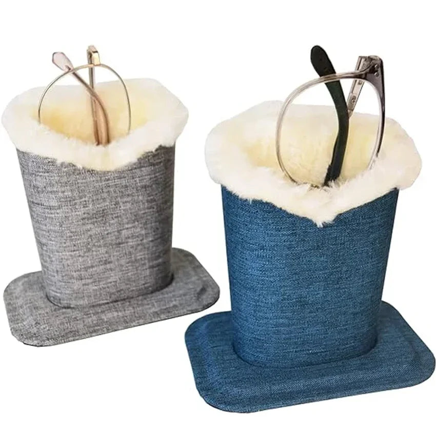 2-Pack Eyeglasses Holder Stand for Desk & Nightstand