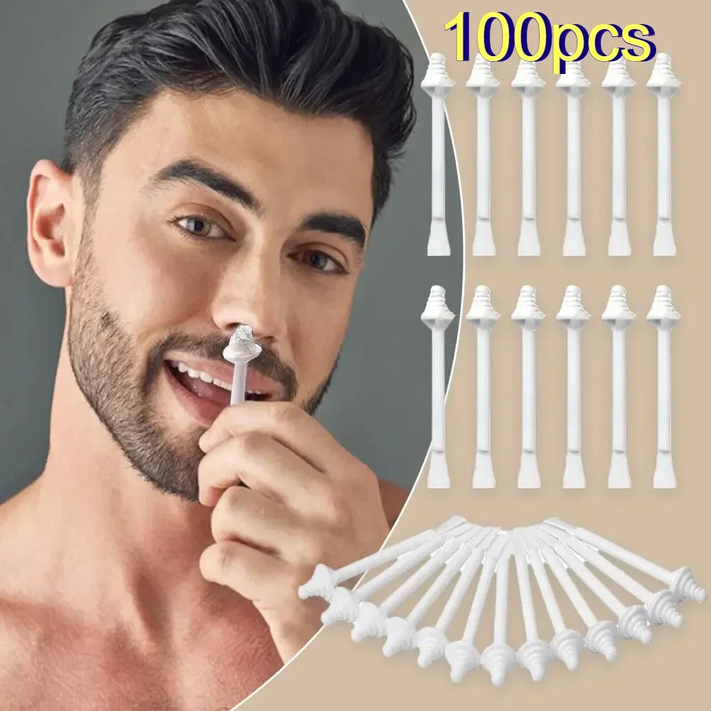 Nose Wax Applicator Sticks 10/100 Pack – Easy Hair Removal