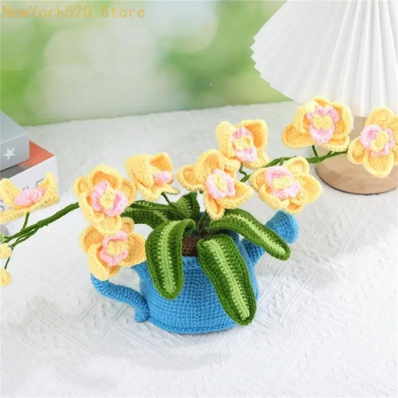 Beginner Crochet Kit – DIY Plant & Animal Yarn Set with Hooks