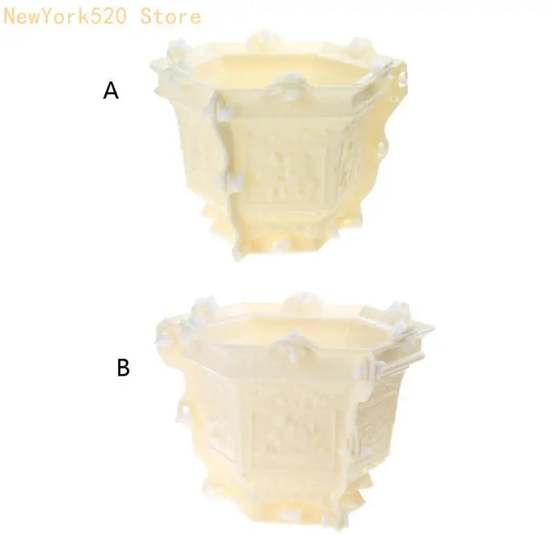 DIY Hexagonal Concrete Flower Pot Mold – Plastic Planter Mold