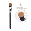 Ultra-Thin Flat Round Foundation & Concealer Makeup Brush