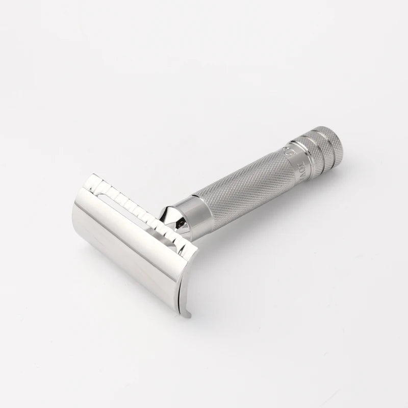 Yaqi Diagonal Slant Safety Razor – 316 Steel, 0.35mm Blade Gap