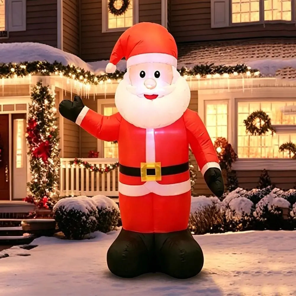 Giant Outdoor Christmas Inflatable Doll with LED Lights 120/180cm