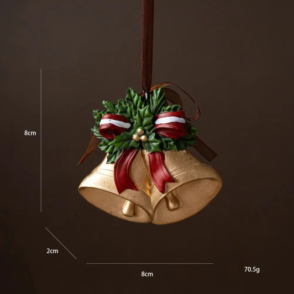3D Resin Christmas Hanging Ornament – Santa & Holiday Décor