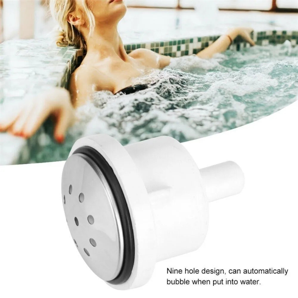 9-Hole Bathtub Air Jet Bubble Nozzle – Spa & Pool