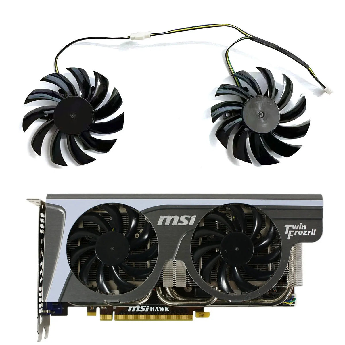 75mm 4-Pin GPU Fan PLD08010S12HH – MSI GTX Twin Frozr II