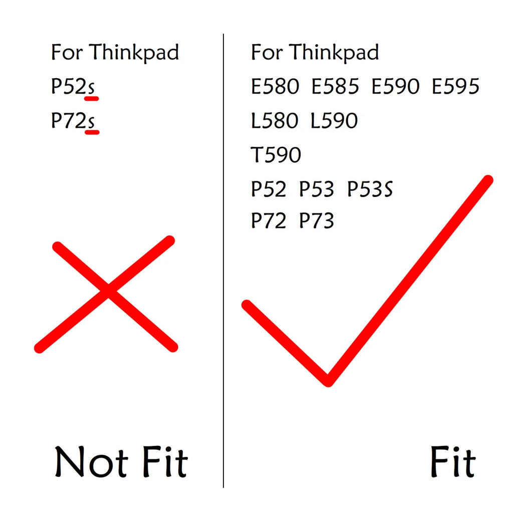 Lenovo ThinkPad P53S P73 T590 EU Replacement Keyboard No Backlit