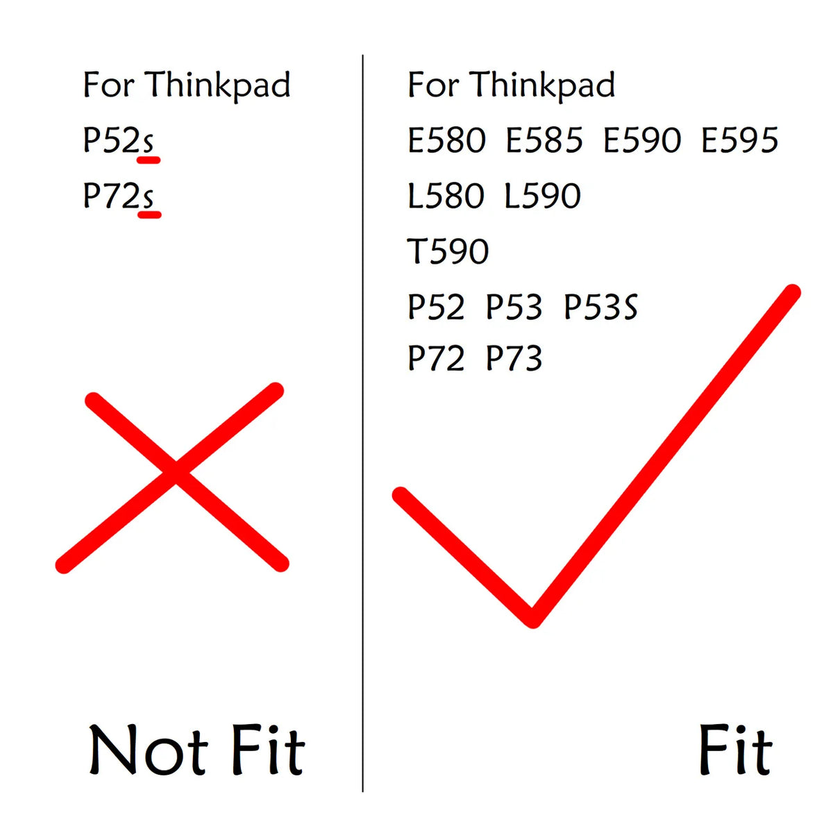 Lenovo ThinkPad P53S P73 T590 EU Replacement Keyboard No Backlit
