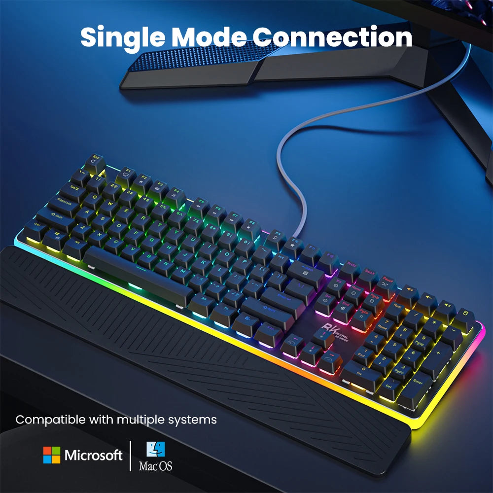 RK Royal Kludge RK918 108-Key RGB Mechanical Keyboard