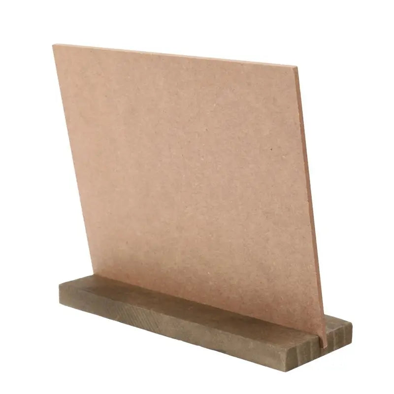 18-Pack Rustic Chalkboard Signs with Wood Stands – 6x5 Inch
