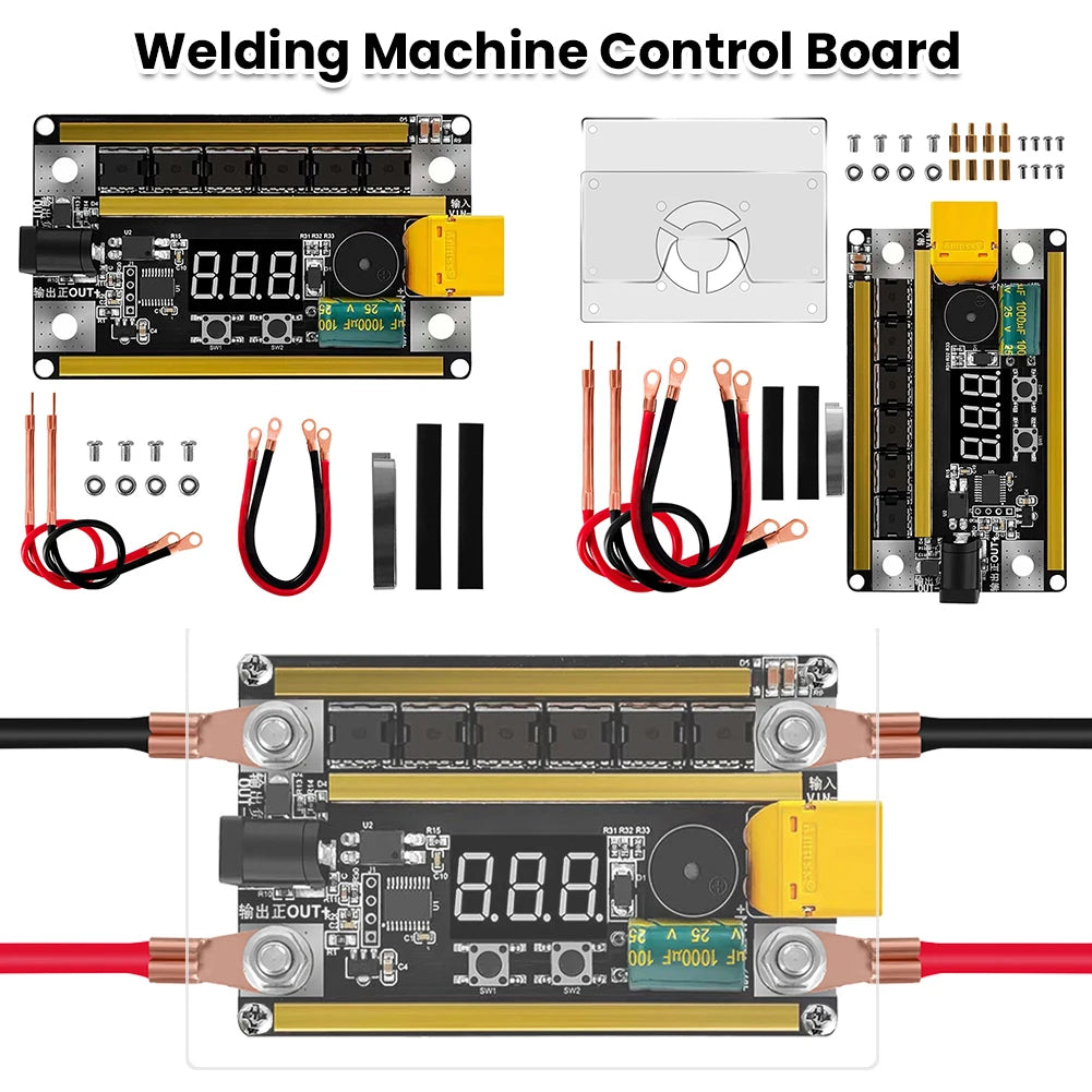 GX591 12V Spot Welder Control Board 99-Gear PCB for 18650