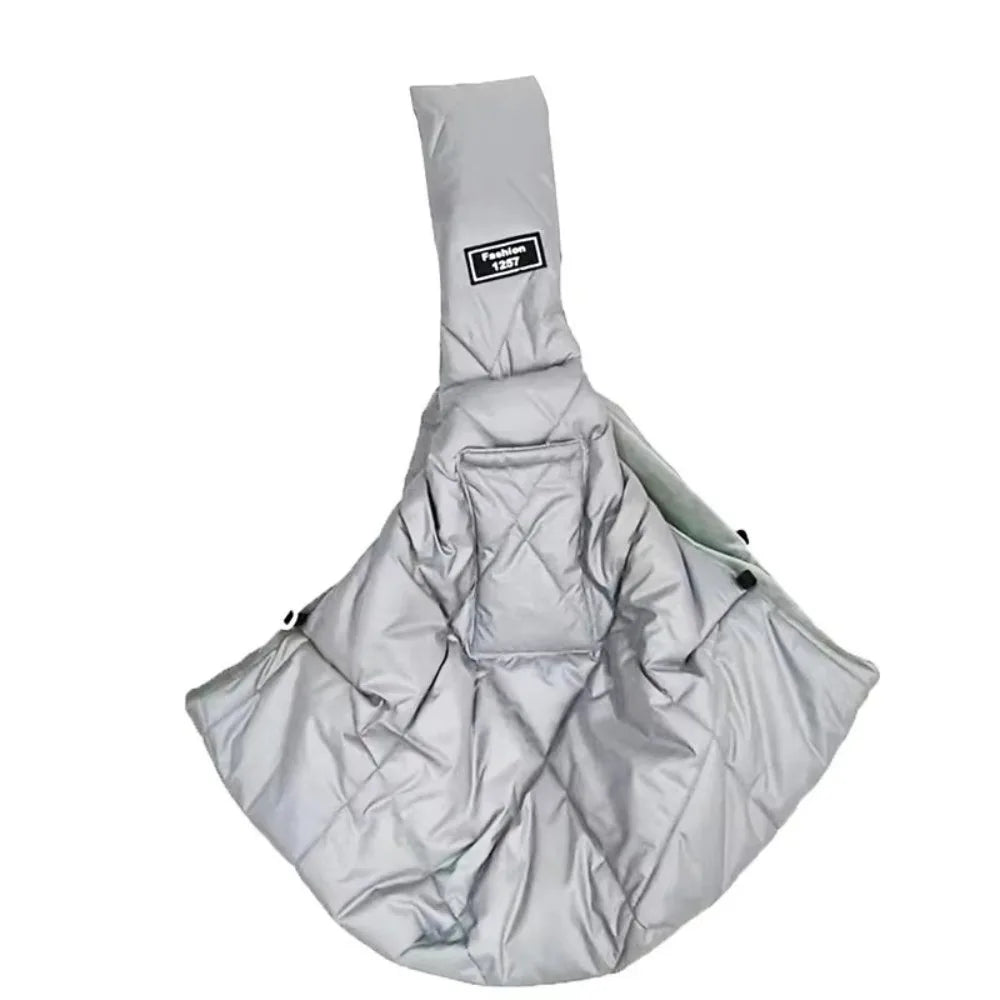 Warm Pet Sling Carrier Bag with Pocket – Dogs & Cats