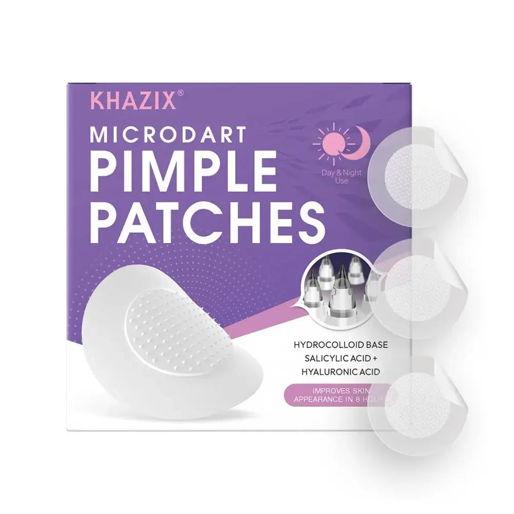 Hydrocolloid Acne Patches Invisible Microneedle Blemish Stickers 24pc