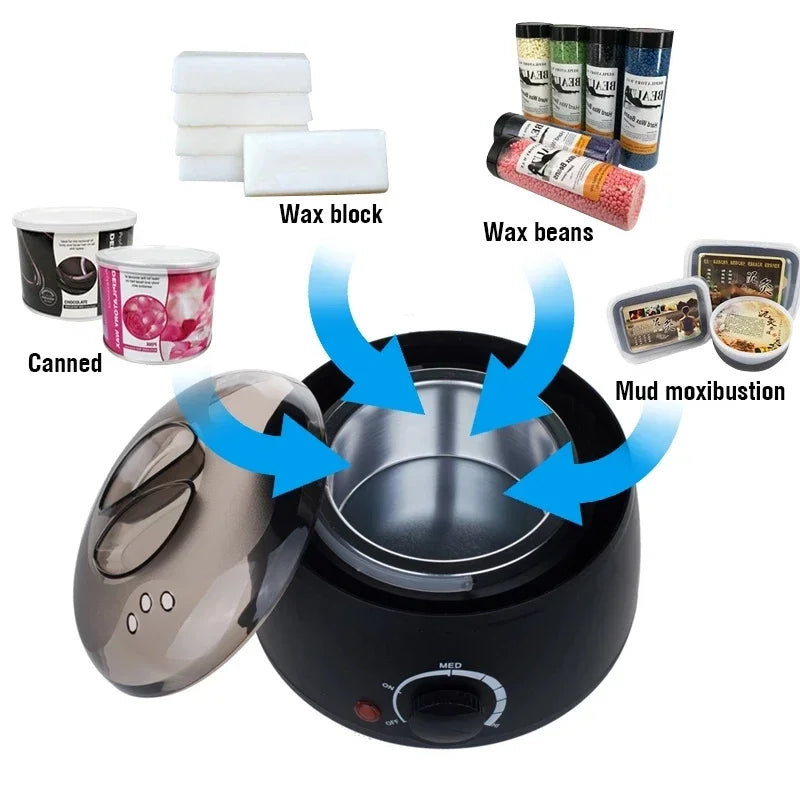 DOLL WAX 200ml Wax Warmer Kit with Waxing Beans | Hair Removal