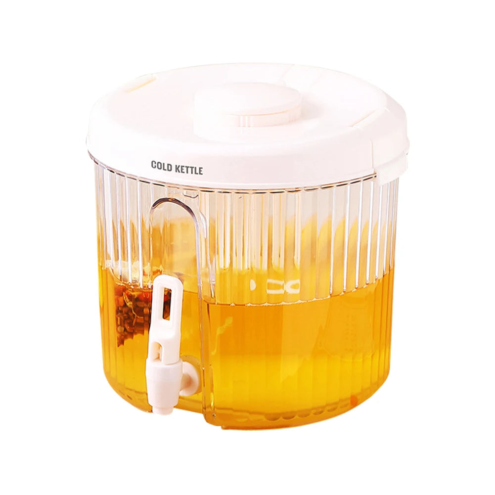 4L Leakproof Beverage Dispenser with Spigot & Lid – Clear