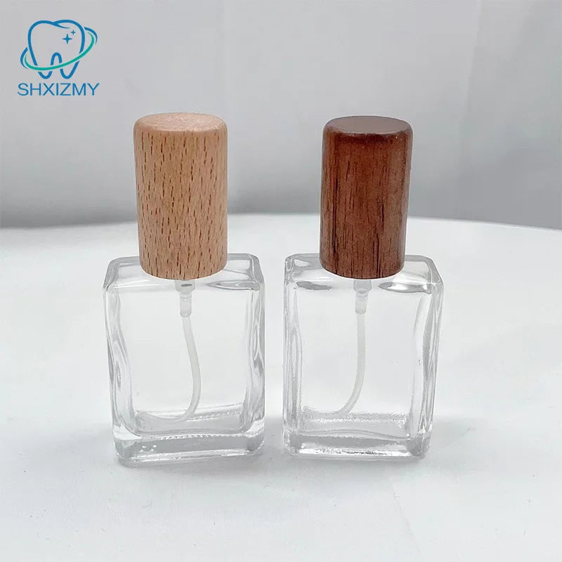 Square Glass Refillable Perfume Spray Bottle 15/30/50ml