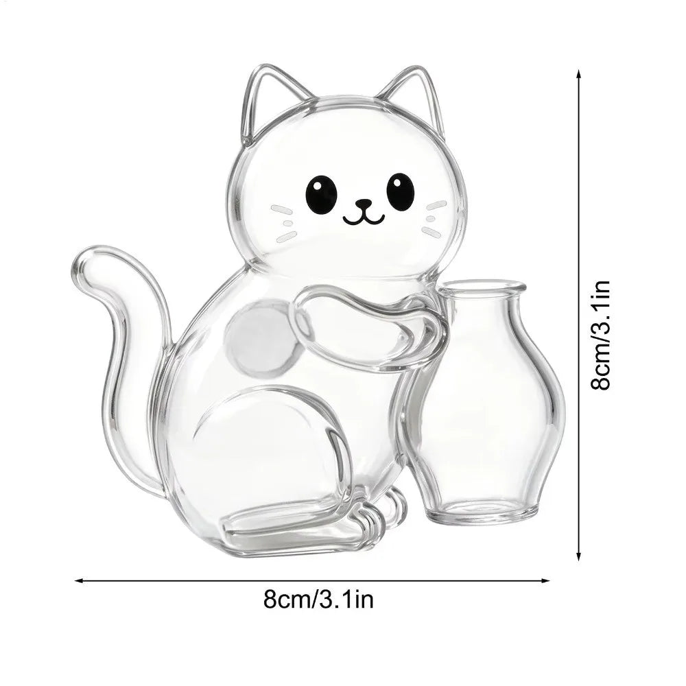 Magnetic Cat Whisker Vase Fridge Sticker – Cartoon Home Décor