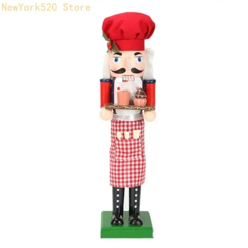 Hand Painted Baker Nutcracker Figurine 38cm Christmas Décor