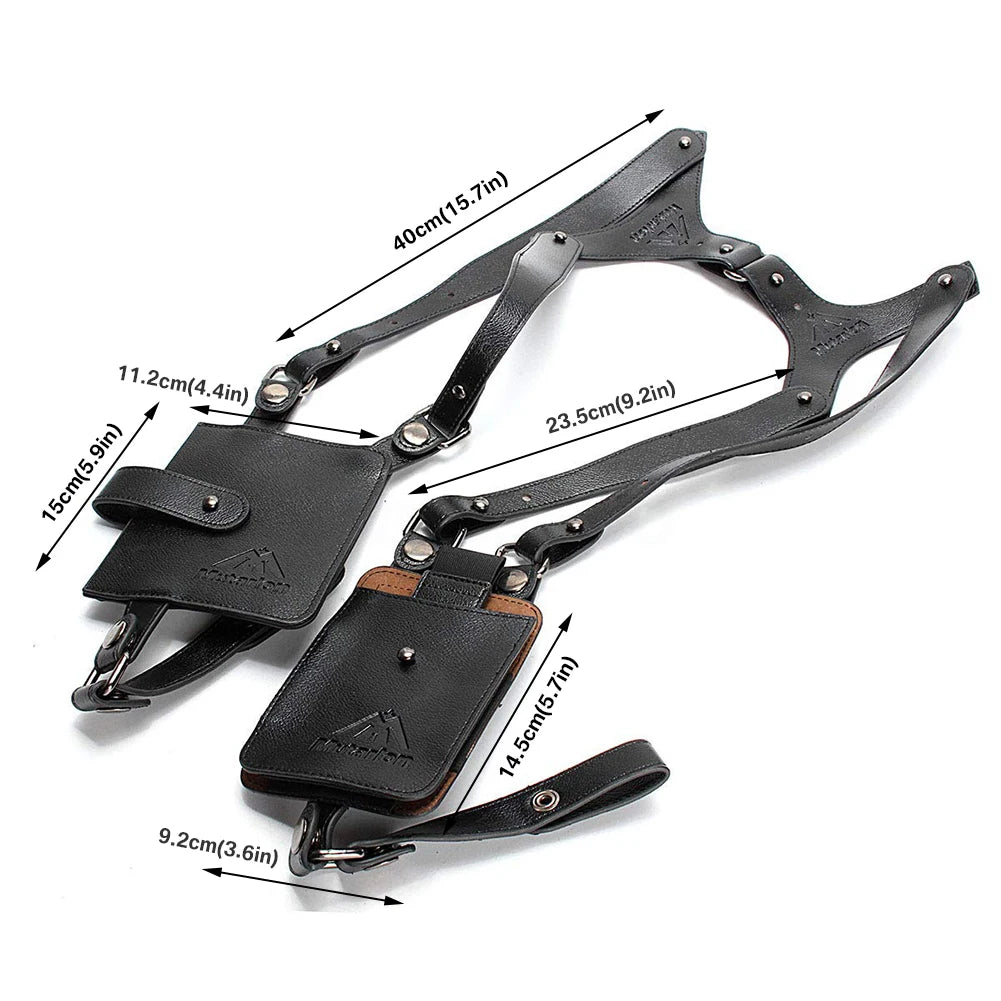 PU Leather Anti-Theft Underarm Shoulder Holster Bag | VIBE