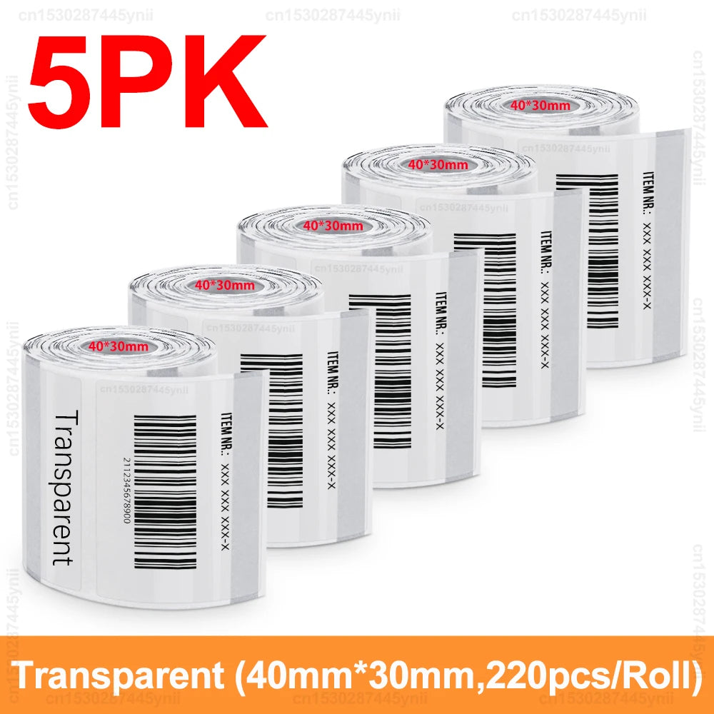 Labelwell Thermal Label Rolls 20-50mm – E210 P50 M110 M200 M220