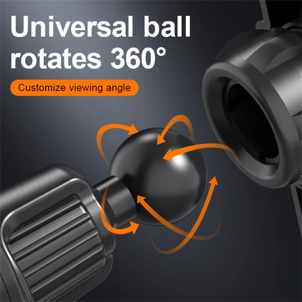 Collapsible Car Vent Cup Holder with Phone Mount | Universal