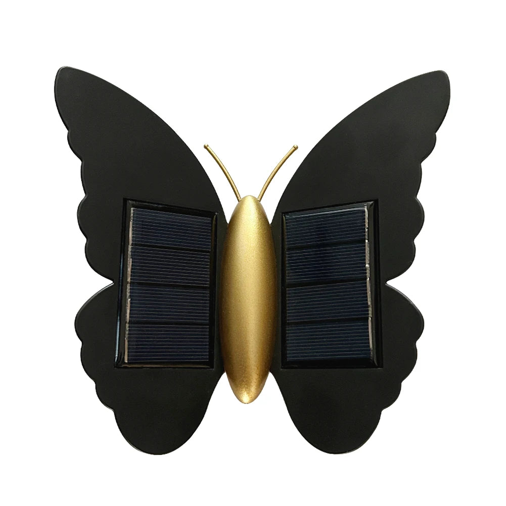 Butterfly Solar Wall Light – Motion Sensor LED Outdoor Lamp