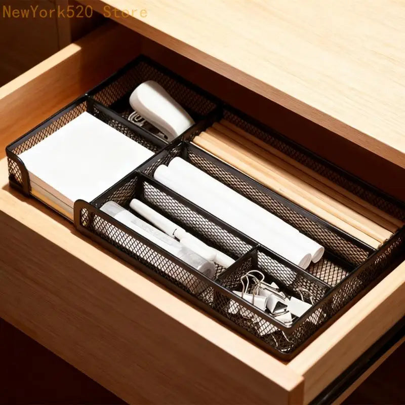 Minimalist Metal Drawer Tray – Desk & Office Organizer