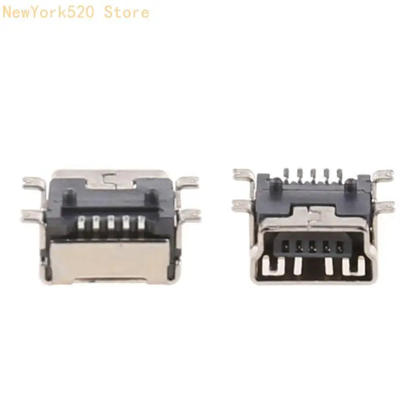 10-Pack Mini USB Type B 5-Pin Female Socket Connectors