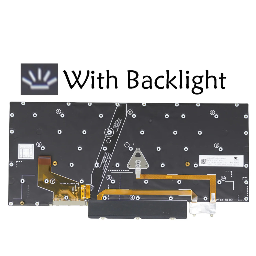 Backlit Keyboard Lenovo ThinkPad X1 Yoga 6th Gen 20XY 20Y0