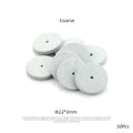 50/100Pcs Silicone Rubber Polishing Wheels 22mm Coarse Medium Fine