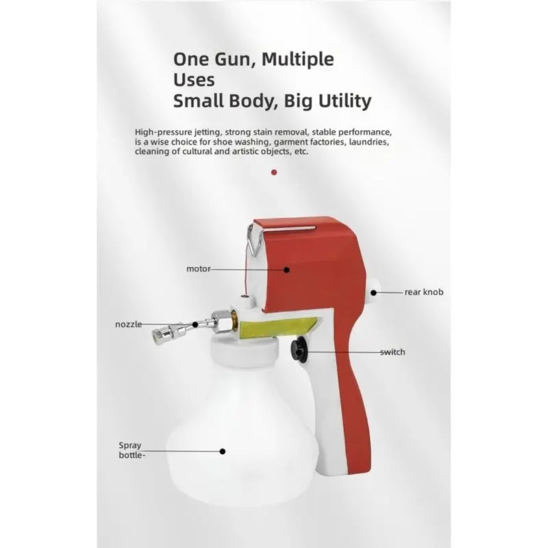 MT-120 Electric Elbow Spray Gun for Textile Cleaning – EU Plug