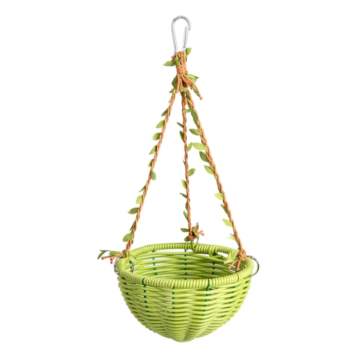 Handwoven Rattan Bird Nest Hut – Hanging Sleep Pod for Parrots