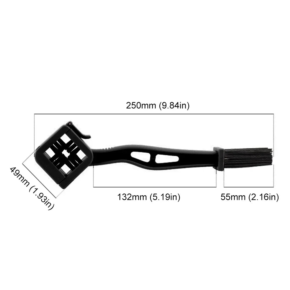 Motorcycle & Bike Chain Cleaning Brush – ABS Scrubber Tool